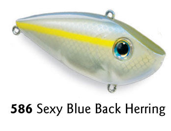 Strike King Red Eyed Shad Crankbait – Bleeding Chrome Blue Back, Lipless Bait For Bass Fishing