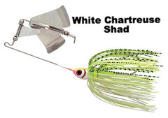 White Chartreuse Shad/ Alum Clacker