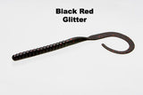 Black Red Glitter