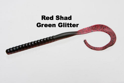Red Shad Green Glitter