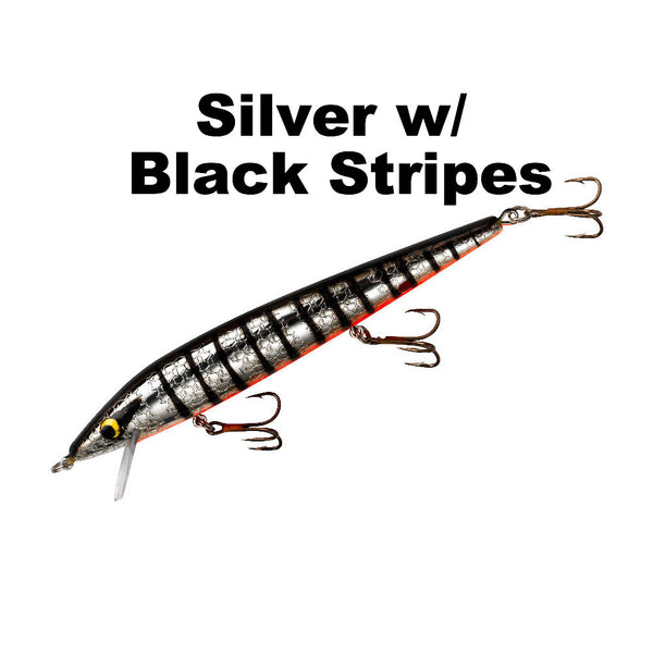 Silver w/Black Stripes