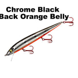 Chrome/Black Back/ Orange Belly