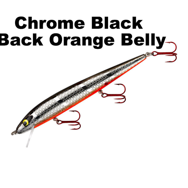 Chrome/Black Back/ Orange Belly