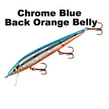 Chrome/Blue Back Orange Belly